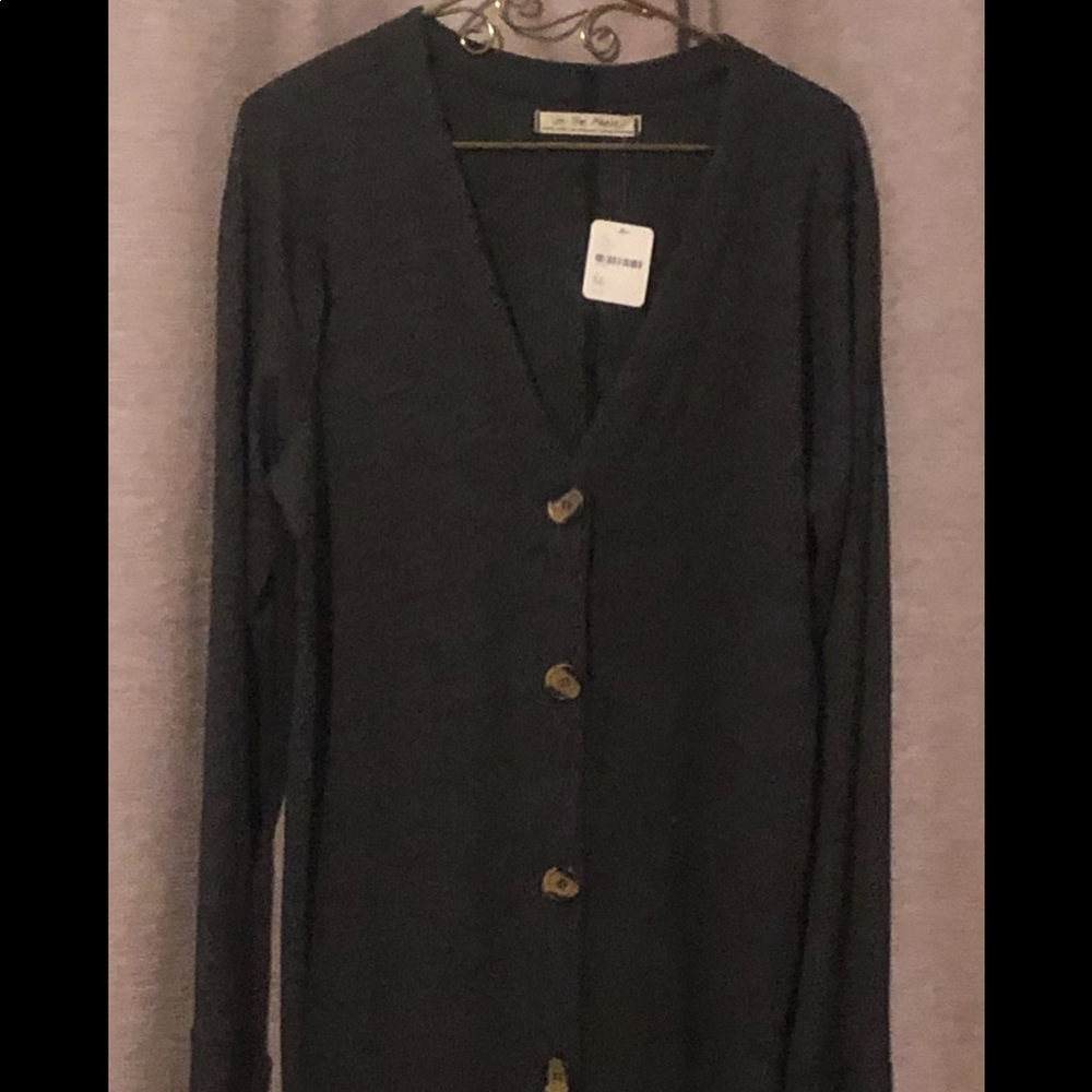 Free People Long Cardigan